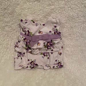 Onesie with flowers